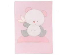 Andy & Helen 3/501cd03 _ R manta cama bordada Piquet, Rosa