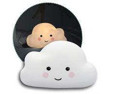 Reer Lumilu - Lámpara de noche con forma de nube, ideal como regalo de bautizo, regalo de cumpleaños para niños y niñas, color blanco