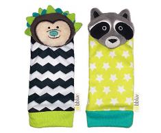 Bblüv Düo - Calcetines Sonajero Erizo Y Mapache 1 Unidad 69 g