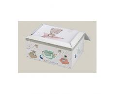 Interbaby Set Baúl y Funda Nórdica Paper Plane rosa