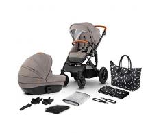 Kinderkraft Carrito Bebé 2 Piezas PRIME 2020, Silla de Paseo, Plegable, Beige