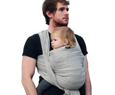 DIDYMOS Tejido manta para bebé, Lisca grigio, tamaño 8, 570 cm, gris