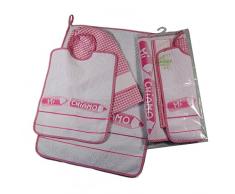 bubabù com232-ros Completo Guardería lápices, 3 piezas, Rosa