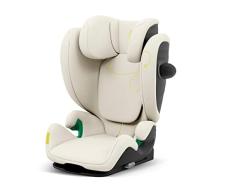 Cybex Gold Silla de coche infantil Solution G i-Fix, Para coches con y sin ISOFIX, De 3 a 12 años aprox. (100 - 150 cm), De 15 a 50 kg aprox., Beige (Seashell Beige)