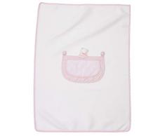 Red – Manta de forro polar suave para niños/recién nacidos, 60 x 80 cm, color rosa