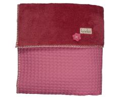 Koeka Oslo - Manta para Cuna, Color Fucsia y Cereza