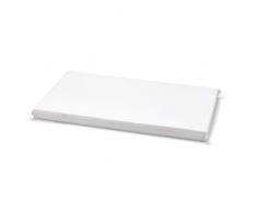 Cambrass Liso E - Colchoneta para minicuna, 80 x 47 x 5 cm, color blanco