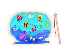 Bino Europe 88120 - Puzzle de acuario con caña