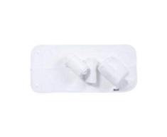 Cándide Funda de Toalla para Colchón Cambiador, blanco, paquete de 4