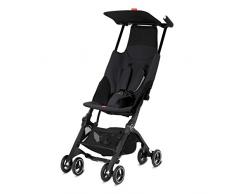 GB Pockit Gold Colección 2016 - Silla de paseo ultracompacto para niños de 0-17 kg, desde los 6 meses hasta los 4 años aprox., Negro (Satin Black)