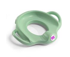 OKBABY Sofa - Asiento reductor de WC con bordes antideslizantes - Asas Anchas y Elevadas para la Máxima Estabilidad al Niño - Verde