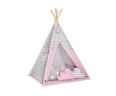 Fun with Mum Juego de té de SWE de Mom Tipi Juego con suelo Esterilla y cojín, multicolor