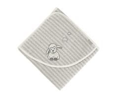 Sterntaler Toalla de baño de la oveja Stanley, Edad: A partir de 0 meses, 100 x 100 cm, Gris