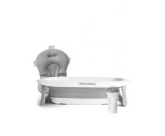 Twistshake Kit de Baño para Bebé - Set de 3 | Bañera Plegable + Cojín + Jarra de Baño| Ligero - Portátil - Fácil de Limpiar | Diseño Ergonómico | Sin BPA/BPS