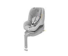 Maxi-Cosi Pearl Smart I-Size Silla coche bebé contramarcha y reclinable, se utiliza en combinación con la base isofix FamilyFix One i-Size, silla auto bebé 6 meses - 4 años, color authentic grey