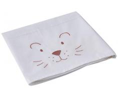 Jollein - Funda de edredón y funda de almohada (120 x 150 cm), diseño de león, color verde