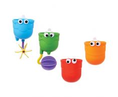 Munchkin Falls - Juguete para el baño, 4 unidades, varios colores