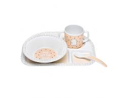 Conjunto de vajilla Lässig de melamina rosa rosa