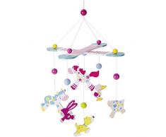 Goki 52906 móvil para bebes - Móvil para cuna (Madera, 270 mm, 410 mm, 290 g, Caja)