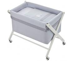 Piccolandy Good Night - Minicuna plegable madera, color gris