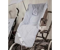 Babyline Bombón - Colchoneta para silla de paseo, color gris