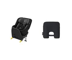 Maxi-Cosi Mica, Silla de Coche Giratoria 360° Isofix, Silla Auto Reclinable y Contramarcha, Con Reductor Bebé Recién Nacido, 0 Meses- 4 Años + Dispositivo antiabandono para silla de coche, Negro