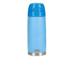 Nuby - Taza termica de acero inoxidable - 420ml - azul - 24m+
