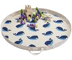 3 Sprouts Ballena - Alfombra juguetes, unisex