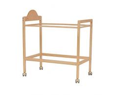 Bolín Bolón 1047817018500 - Minicuna, 87 x 55 x 84 cm, color natural