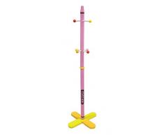 Kiddi Style Perchero Pie Infantil - Madera - Par Ninos -Diseño de ceras de colores