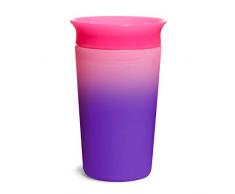 Munchkin Munchkin Vaso para sorber que cambia de color Miracle 360°, 266 ml/9 oz, Rosa