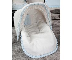 Babyline Destellos - Colchoneta para silla grupo 0, color azul