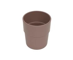 LÄSSIG Vajilla infantil sin melamina y sin BPA para lavavajillas y microondas/Mug PP/Cellulose Uni choco