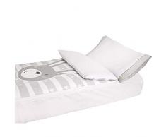 Pekebaby 10069148 102 G - Set de sabanas para cuna, 50 x 80 cm, Gris