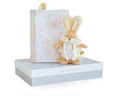 Doudou et Compagnie DC3497 - Funda para cuaderno de salud y manta, color beige
