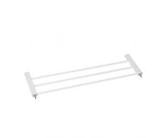 Hauck Extensión 21cm para puerta de seguridad Open N Stop, Autoclose N Stop, 75-80cm, ampliación con extensiones de 9cm y 21cm, combinable con Y-Spindel para barandillas, sin agujeros en pared, blanco