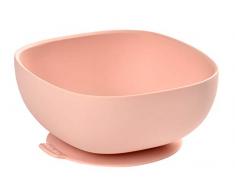 Beaba 913440 Béaba - Cuenco de silicona con ventosa, color rosa