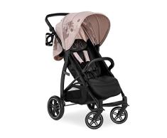 Hauck Rapid 4D, Silla de paseo, desde Nacimiento hasta 25 kg, Compacto, Capota XL con Protección Solar 50+, Ruedas de Goma, Altura Ajustable, Posición Acostada, Cesta Grande, Minnie Mouse, Rosé