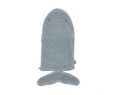LÄSSIG Juego de Niños -Guante de Lavado Toallita de Tejido de Rizo Algodón/Play Wash Glove GOTS Whale