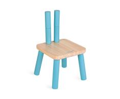 Janod - Silla de Madera Ampliable para Niños - Mobiliario para Habitación Infantil - Certificado FSC - Crece con Los Niños de 18 Meses a 5 Años, J08043