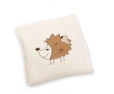 Cojín natural de lino de Grünspecht para bebés, ecológico, aprox. 13 x 13 cm erizo