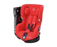 Maxi-Cosi Axiss Silla coche giratoria 90 grados y contramarcha grupo 1, Silla auto bebé 9 meses- 4 años (9-18 kg), reclinable en Múltiples posiciónes, color Nomad Red
