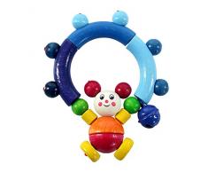 Hess 11024 - Juguete de madera, diseño Rattle ratón Edda