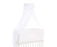 Babybay Dosel algodón orgánico con para los Modelos Original, Maxi, Boxspring, Comfort, Comfort Plus y Midi, Blanco