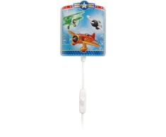 Planeador pared lámpara Dalber 62599 Airplane Avión Airport lámpara dormitorio infantil