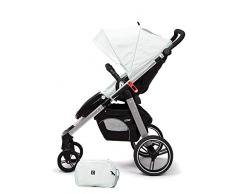 Casualplay Loop - Silla de paseo con chasis de aluminio, color blanco (ice)