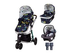 Cosatto carrito bebe 3 en 1 Giggle en el estampado Wilderness - Apto desde el nacimiento hasta los 18kg, carrito, silla de paseo, capazo y silla de coche, ligero,compacto, incluye protector de lluvia