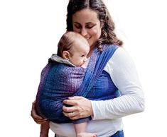 DIDYMOS Tejido manta para bebé, Prima Sole Occidente, tamaño 6, 470 cm, azul