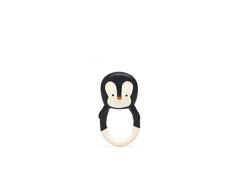 Lanco - Mordedor para Bebés, Nui el Pingüino, 100% Caucho Natural, hecho a mano