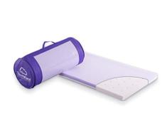 Träumeland Colchón de viaje Air, apto para cuna de viaje de la marca Nuna/Sena, tamaño del colchón 66 x 92 cm, superficie de descanso continua, funda de acolchado transpirable